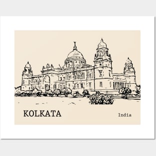 Kolkata India Posters and Art